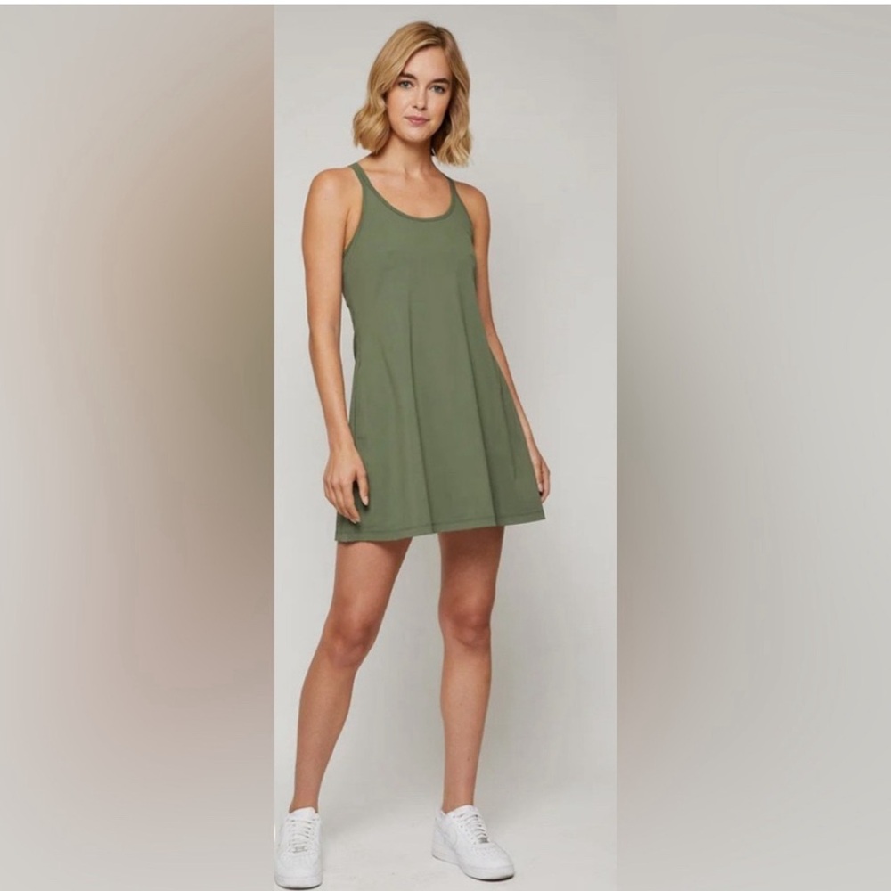 NWT 4 Laps Vitality Dress “Thyme” green